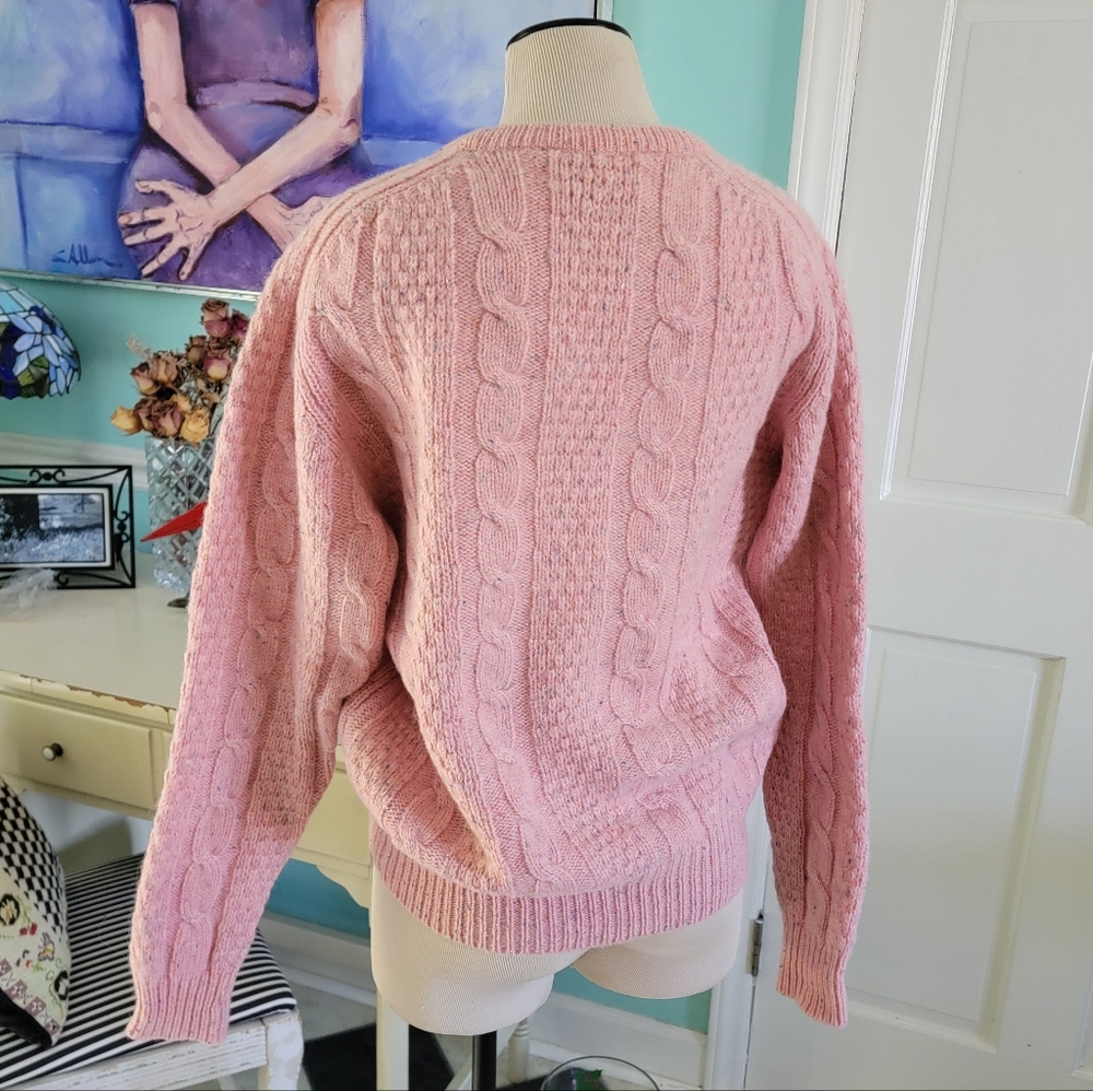 Vintage "Izod Club" Cable Knit Sweater - Picture 4 of 9